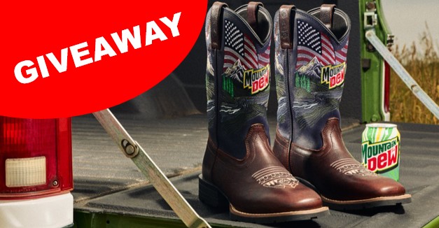 Mountain Dew × Wolverine Pairs of Boots Giveaway
