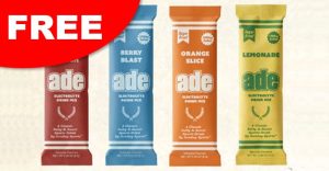 free ade electrolyte sample pack