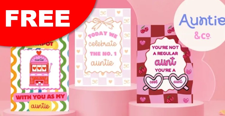 free aunties greeting card from moonpig