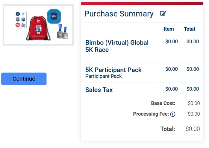 free bimbo running pack confirmation2
