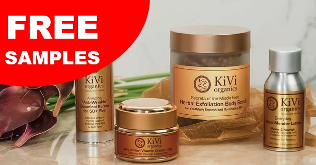 free kivi organics skincare samples
