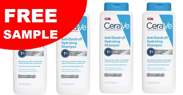 free sample cerave anti dandruff hydrating shampoo sample