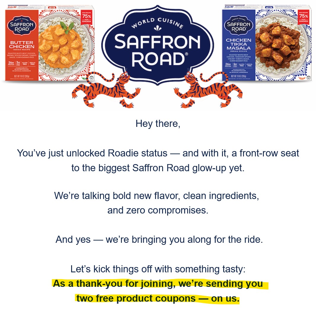 2 free safron road products