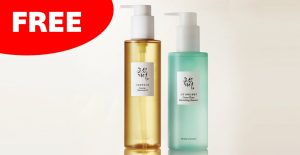 FREE Beauty of Joseon Ginseng Cleansing Oil & Green Plum Refreshing Cleanser Duo