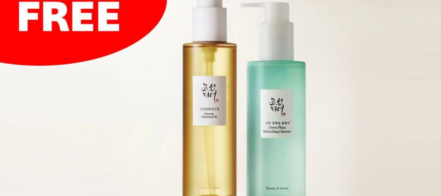 FREE Beauty of Joseon Ginseng Cleansing Oil & Green Plum Refreshing Cleanser Duo