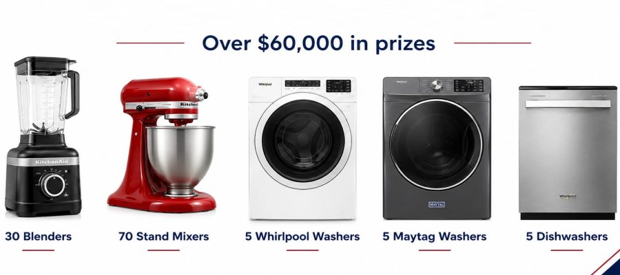 Win 1 of 115 Whirlpool Appliances