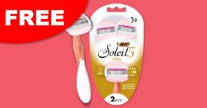 free bic soleil5 glide razor