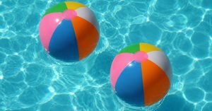 free pack of 10 beach balls