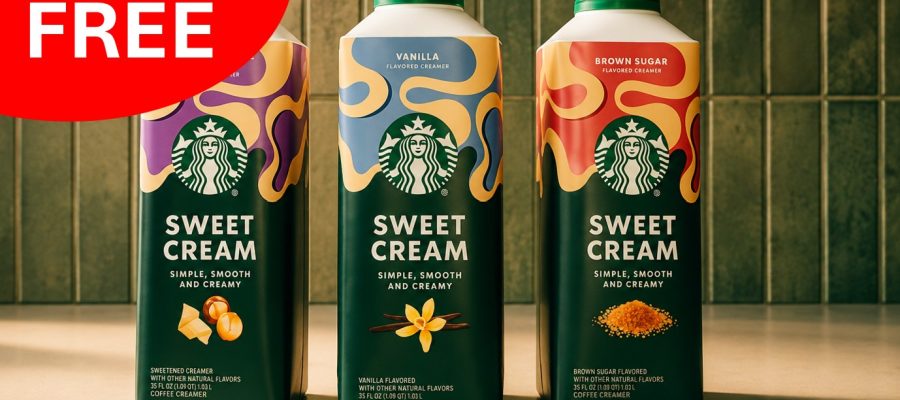 free starbucks sweet cream