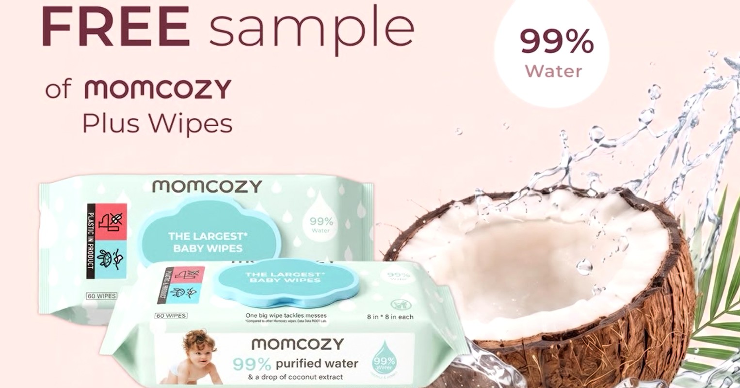FREE Momcozy Plus Wipes Sample Pack