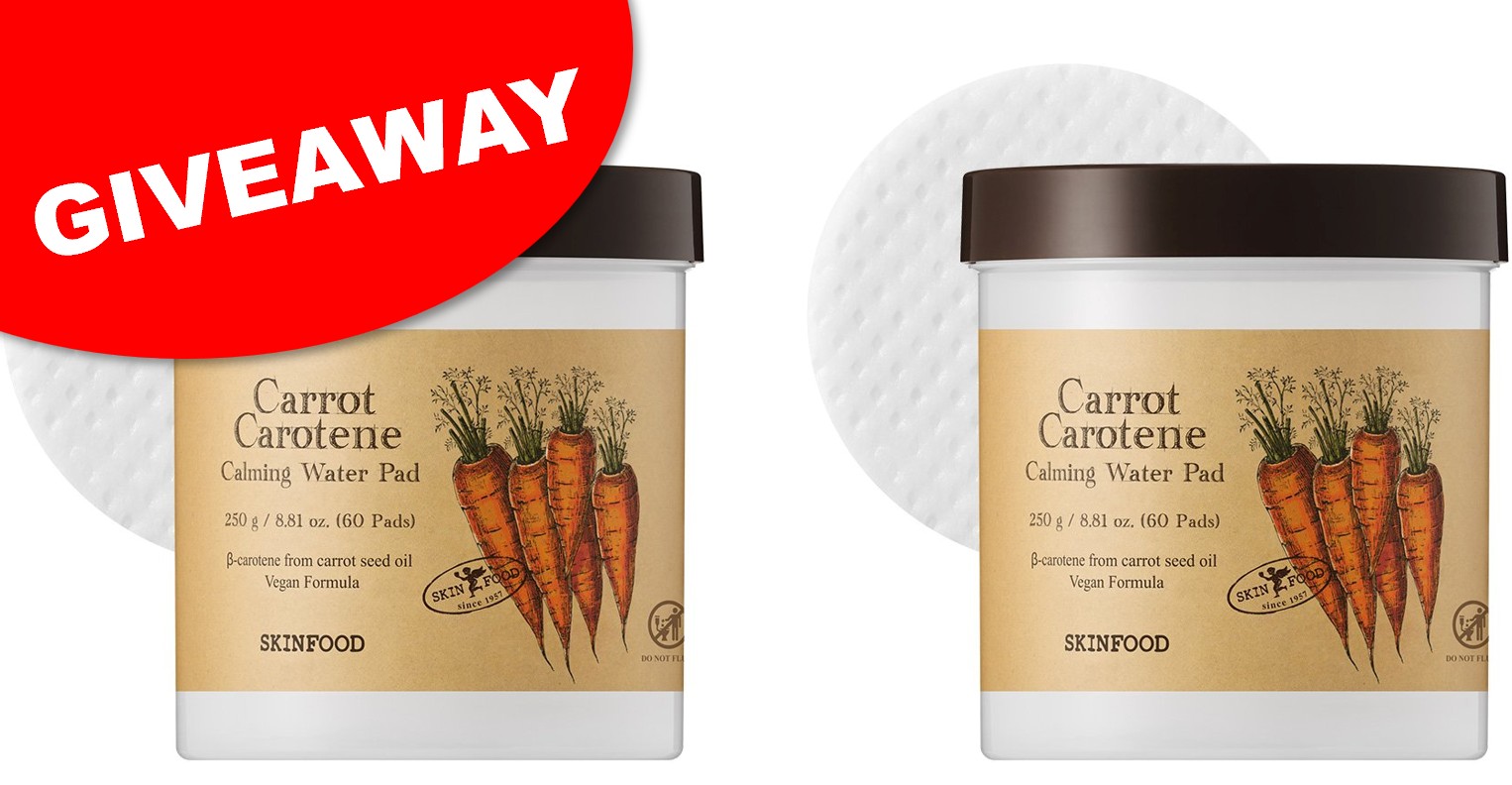 SKINFOOD Carrot Carotene Calming Pad Jars Giveaway