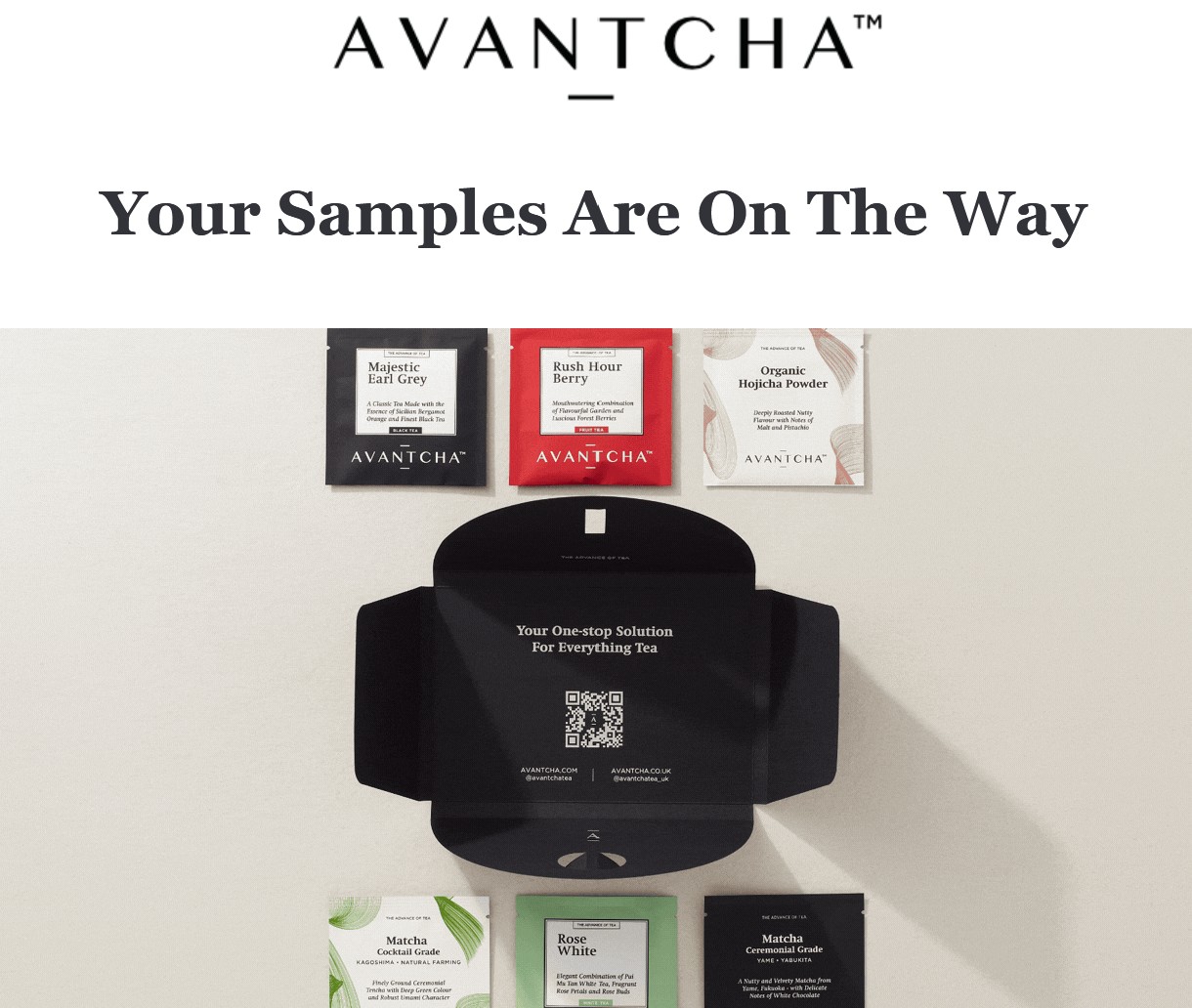 free avantcha samples confirmation