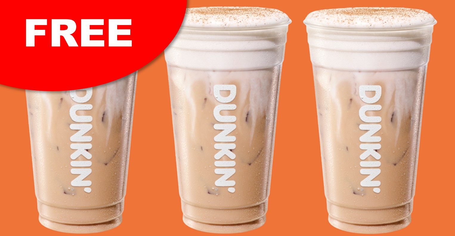 free dunkin coffee