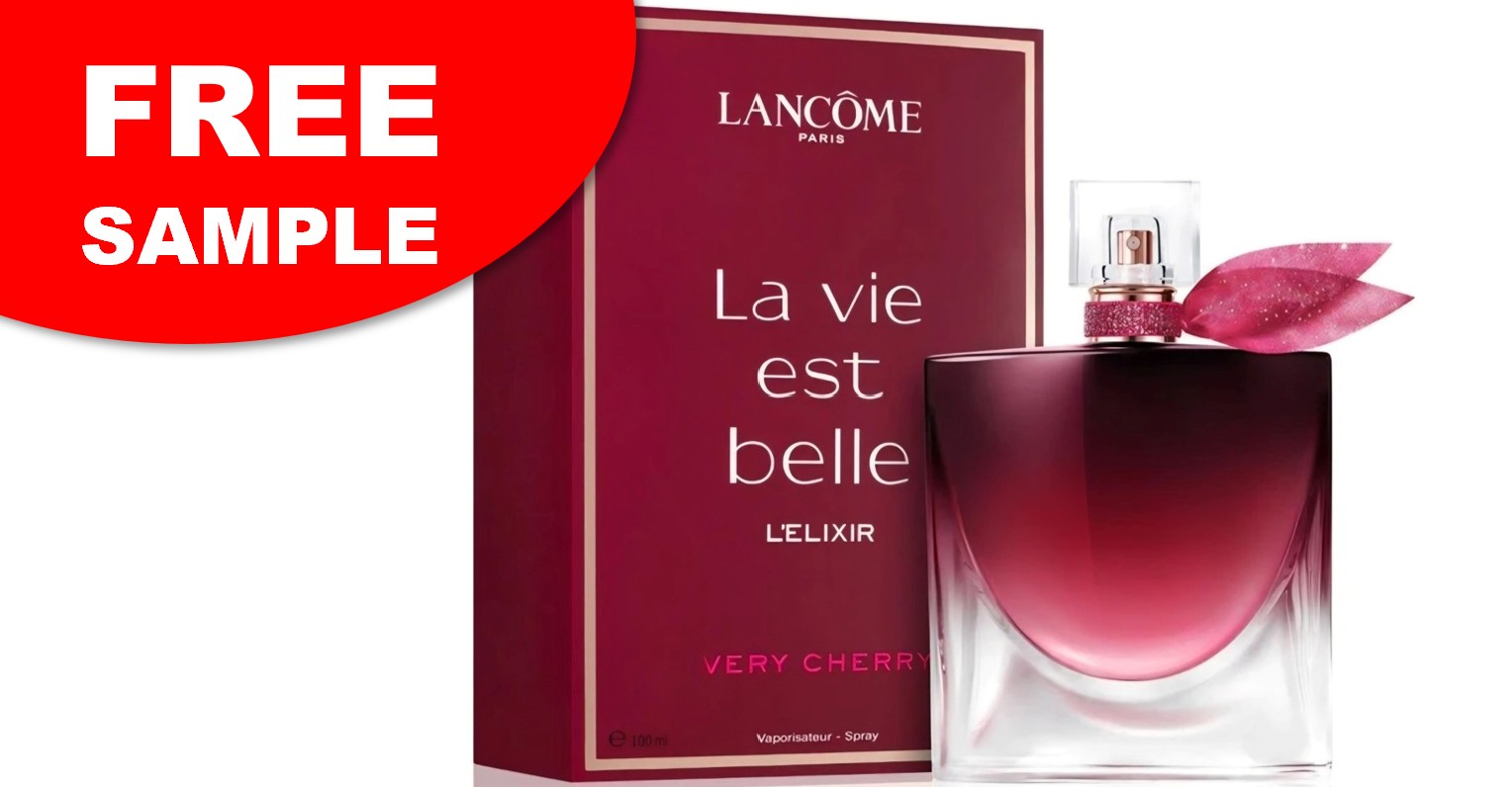 free lancome very cherry perfume sample
