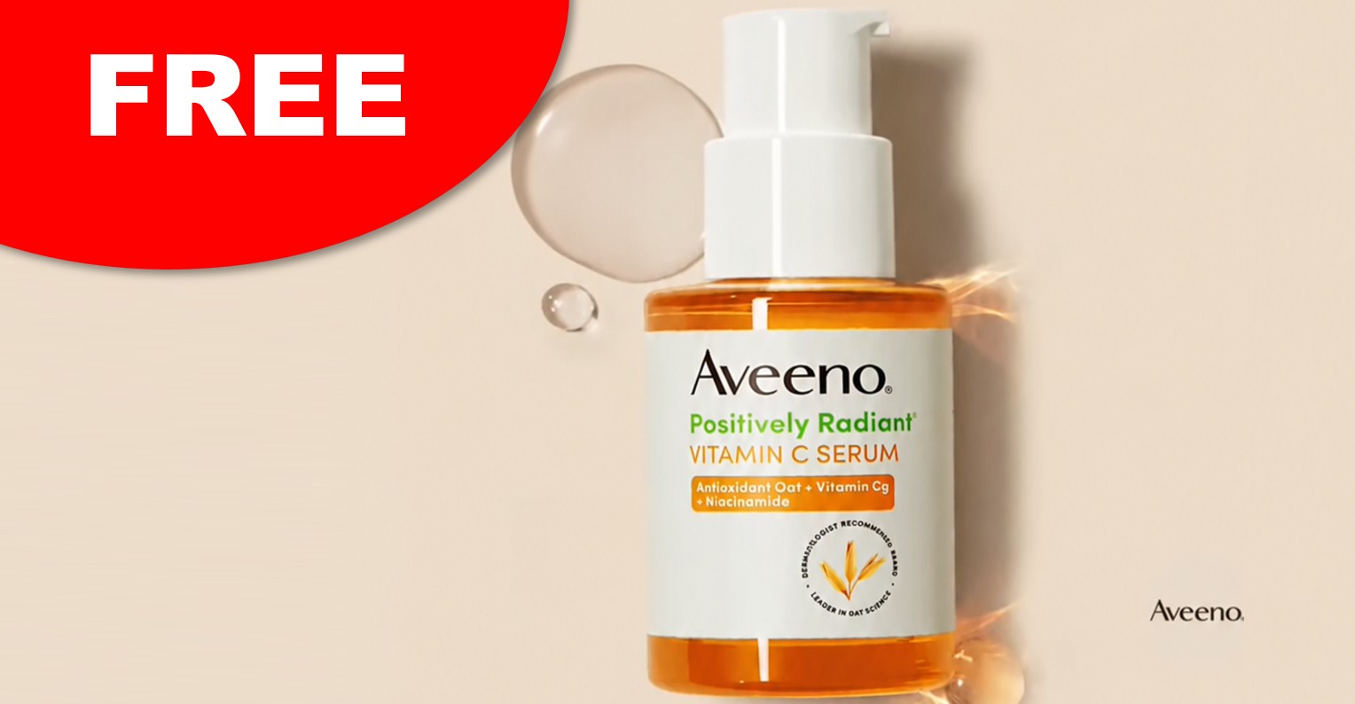 Free Aveeno Positively Radiant Vitamin C Serum