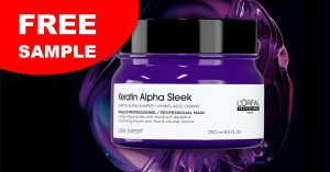 FREE L’Oréal Professionnel Keratin Alpha Sleek Professional Mask