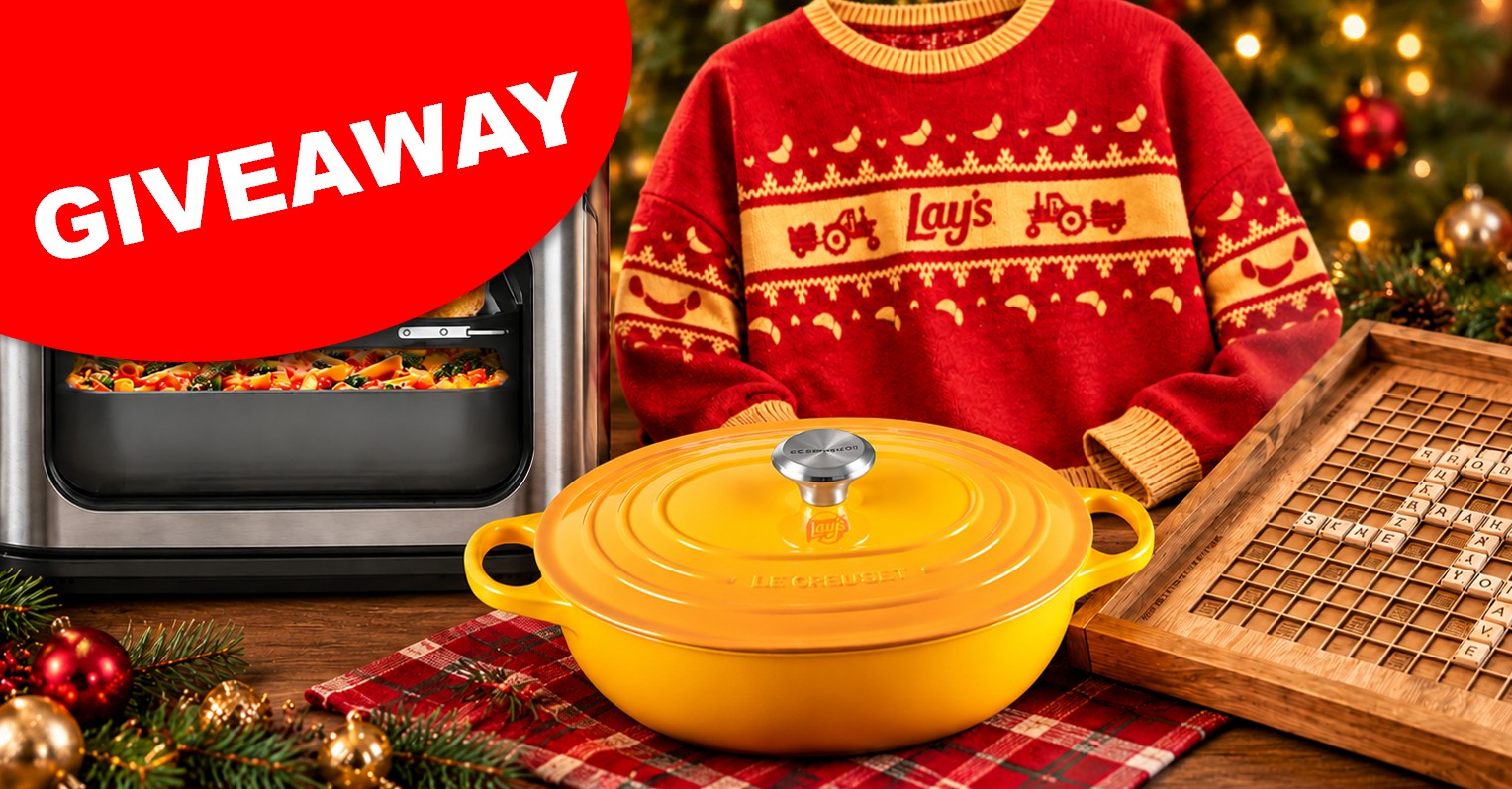 Win Le Creuset Casseroles, Game Sets, Charcuterie Sets, Sweaters & More from Lays