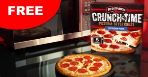 free red barron crunchtime time pizza