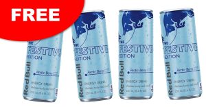 free red bull can festive edition
